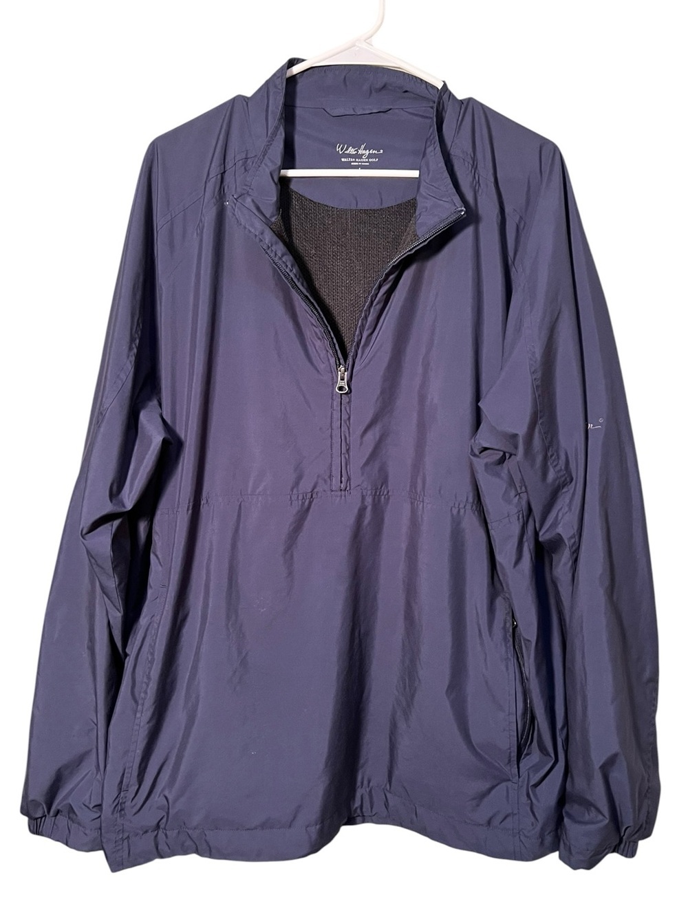 Walter Hagen Golf Men's Size Large Half Zip Lightweight‎ Sweatshirt Windbreaker